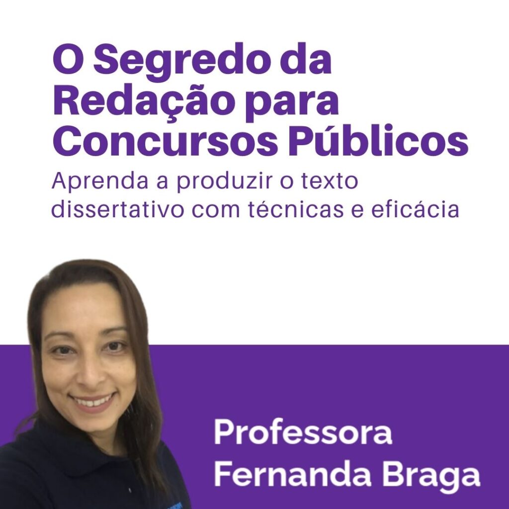 E Book O Segredo Da Redação Para Concursos Públicos Professora Fernanda Braga 7836